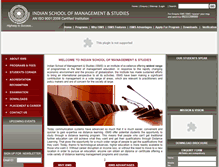 Tablet Screenshot of ismsedu.com